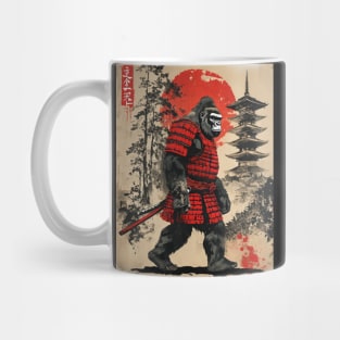 Samurai Gorilla: Red Sun Sentinel Mug